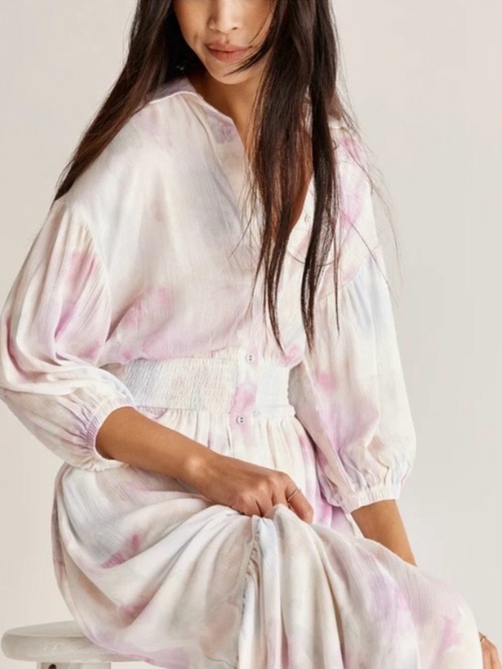 Z Supply Dresses & Skirts - Z Supply Watercolor Floral Maxi Dress - Size Medium